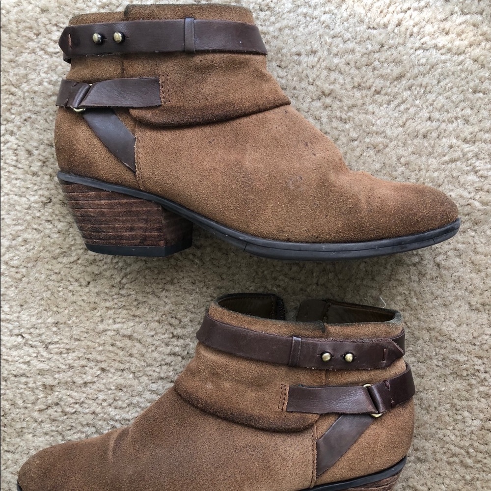 Clark’s Suede Booties